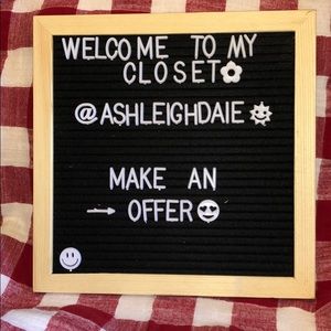 Welcome to my closet!